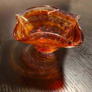 Sciallo Glass candy dish or jewelry dish